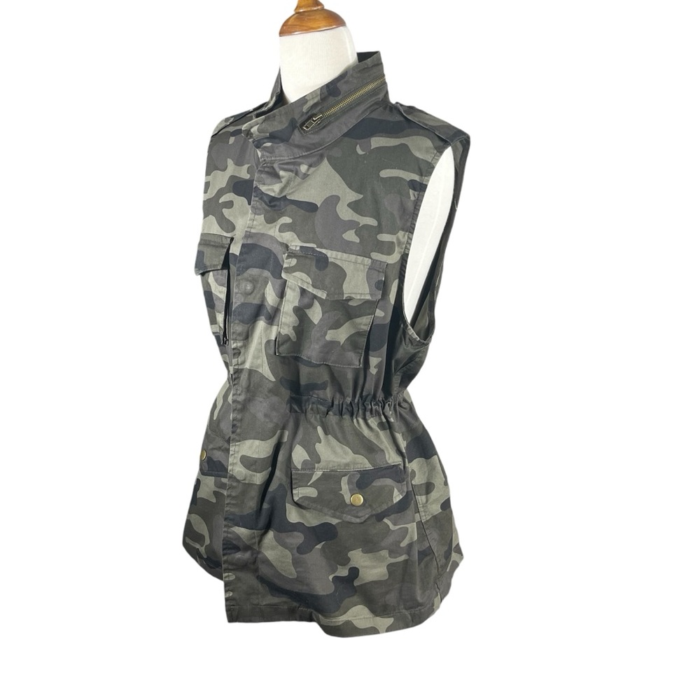 Love Tree Camo Green Military Army Utility Vest w/Front Pockets NWT Size XL - Picture 10 of 16